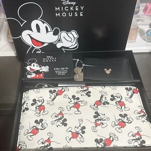 Disney Mickey Mouse Black and Red Accessory Set